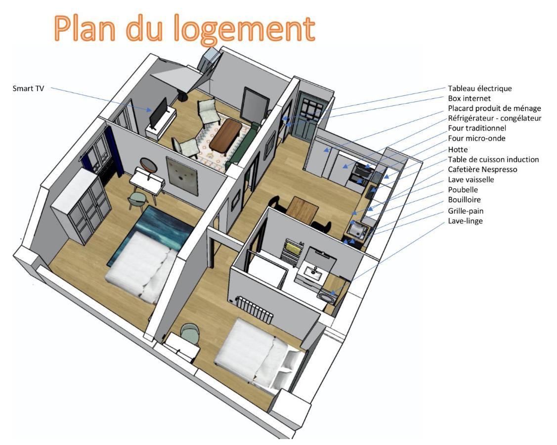 Apartament Elegant 3 Pieces - Parking Thonon-les-Bains Zewnętrze zdjęcie